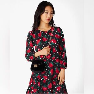 - Kate Spade Black Rose Dot Toss Shift
Dress!! Excellent Pre~Loved Cond
